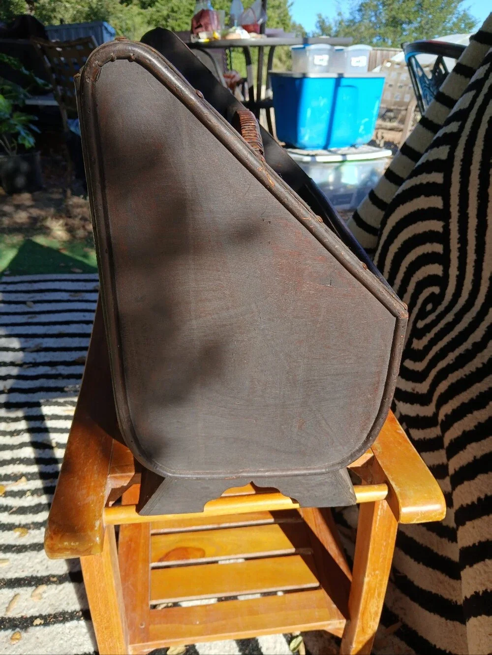 Vintage Ratan Magazine Rack *See Description*